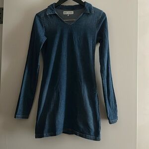 Zara Brand New Denim Dress size XS